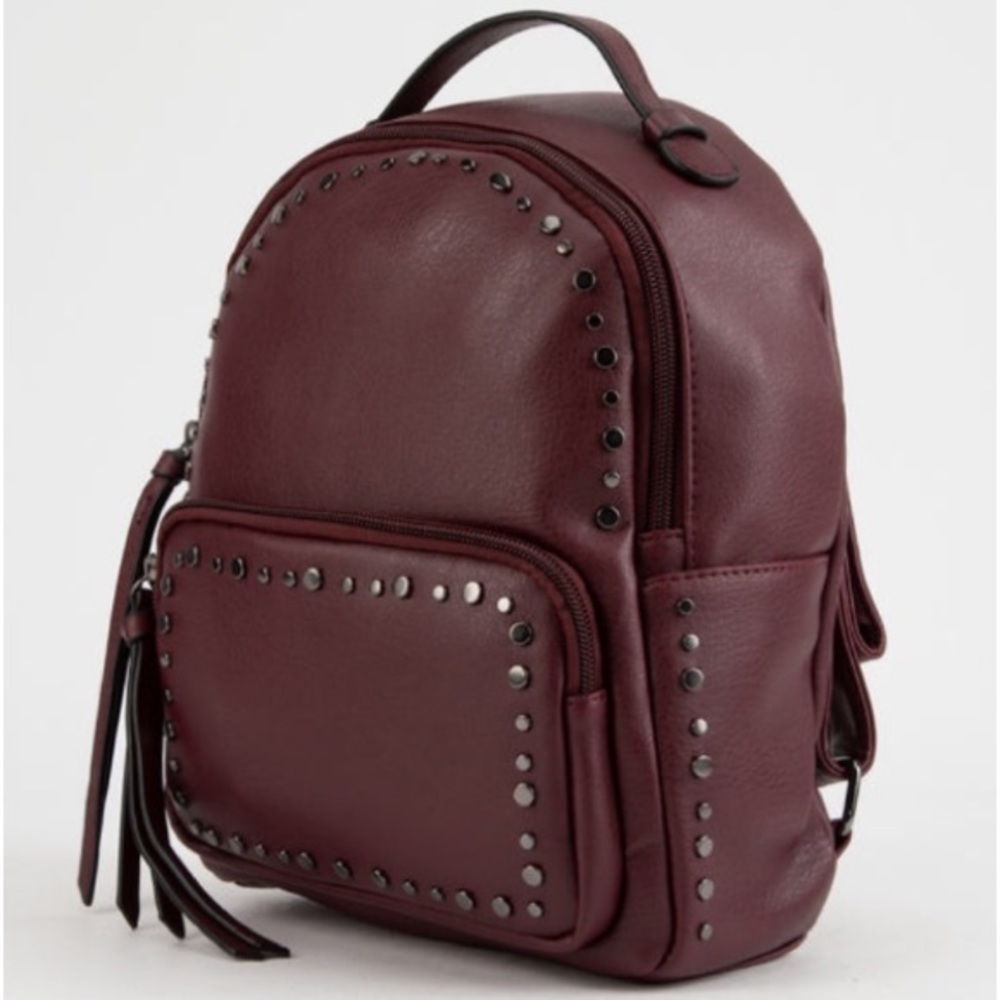 Free People Tanya Studded Wine Mini Backpack - Picture 2 of 3